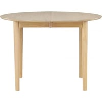 TABLE DE SALLE À MANGER GILDA Ø110 (+40CM) - BLANC BLANCHI /