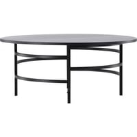 Table basse Copenhagen Venture Design - MDF noir - Ø 100 x 42,5 cm