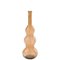 Vase  verre orange