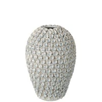 Vase milan argile bleu clair large