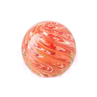 Presse-papier balle verre orange large