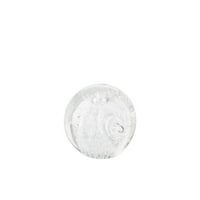 Presse-papier anneaux balle verre transparent small