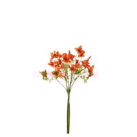 Lot de 3 cornouiller textile orange foncé