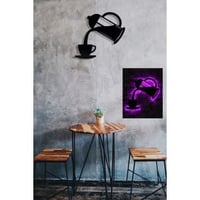 Eclairage LED Firewood | Rose | Base MDF noire | 60 LEDs/m | Cordon de 375cm