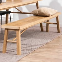 Banc de salle à manger Gaelle 200cm - chêne 