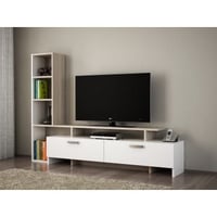 Meuble TV Art en bois | Epaisseur 18mm | Blanc Cordoba