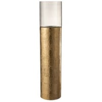 Photophore mila aluminium/verre or