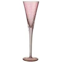 Flute a champagne irregulier verre rose