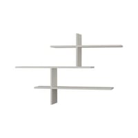 Leo Étagère murale | 100 % MÉLAMINE | Blanc