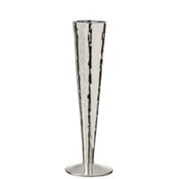 Flute a champagne irregulier verre argent