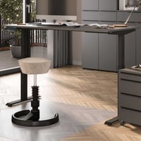 Bureau assis/debout Hermoso | 160 x 80 x 72-120 cm | Réglable électriquement | Anthracite