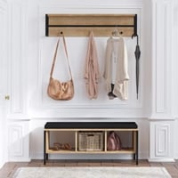 Elegance vestiaire | 100% Mélaminé | Chêne Noir