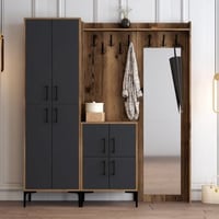 Meuble de vestiaire | Epaisseur 18mm | Noyer Anthracite