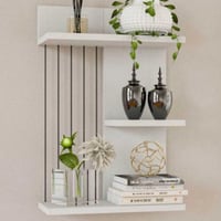 Kınık Étagère murale | 100 % MÉLAMINE | Blanc