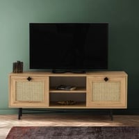 Meuble TV | 100% mélaminé | Chêne Noir
