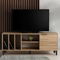 Meuble TV design Kalune | 140cm de largeur | Couleur chêne