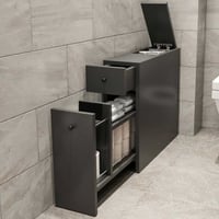 Calencia Meuble de salle de bain | 100 % MÉLAMINE | Anthracite