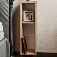 Turra Table de chevet flottante | 100 % MÉLAMINE | Pin