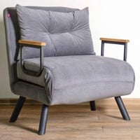 Sando Canapé-lit 1 place | Structure en métal | Gris