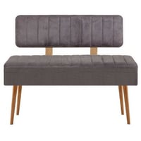 Banc de salle à manger Vina - 110x40x82cm - pin/anthracite