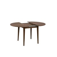 Vina Table à manger extensible | 100 % MÉLAMINE | Noyer
