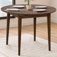 Vina 139 Table à manger extensible | 100 % MÉLAMINE | Noyer