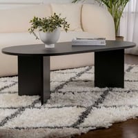 Sable Table basse | 100 % MÉLAMINÉ | Bois noir
