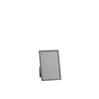 Cadre photo lignes obliques 10x15 metal argent small