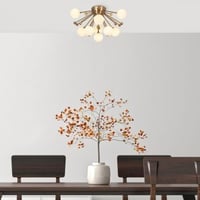 Lustre Fulgor | Corps en métal | Vintage | 56x56x34 cm