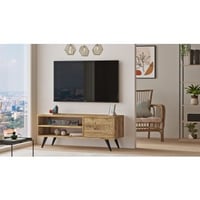 CD1 Meuble TV | 100 % MÉLAMINE | Pin Atlantique