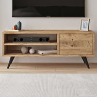 CD1 Meuble TV | 100 % MÉLAMINE | Pin Atlantique