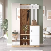 Vestiaire Killian 114cm - pin/blanc