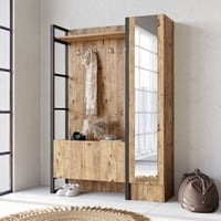 Locelso vestiaire - 100% mélaminé - Pin atlantique