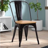 Chaise Victory - noir/brun