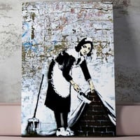 Barnes Tableau décoratif sur toile | 50 % coton / 50 % polyester | 70 x 100 cm