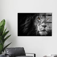 Bozeman Peinture en verre trempé - 70 x 100 cm | Multicolore