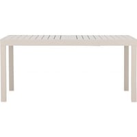 Table à manger extensible Capo Venture Design - Aluminium Beige - 160/240x100 cm