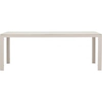 Table de salle à manger MIRKO 205 x 90 x 74 cm - Beige / Beige