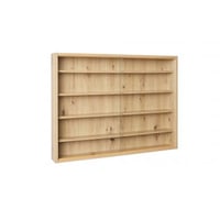 Vitrine Artisario | 80 x 9,5 x 60 cm | Bois aggloméré | Couleur sable