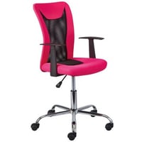 Chaise de bureau Donny dossier ergonomique - rose