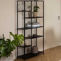Etagère Nebas 79,5cm 6 tablettes - noir mat 