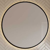 Miroir Elisa - Ø60x3,50 cm avec éclairage - aluminium