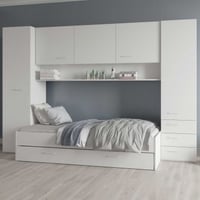 Environnement Tidelle - 304x54x203cm - blanc mat