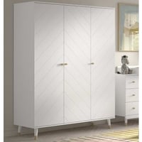 Armoire Billy - 150x59x200 cm - MDF/blanc 