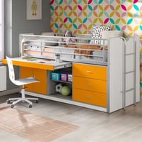 Lit combiné Bonny 95 - orange