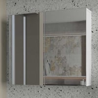 Armoire de toilette Binary - 75x17x65cm - 2 portes