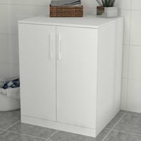 Armoire pour lave-linge Brisa - 70x67x90cm - 2 portes - blanc
