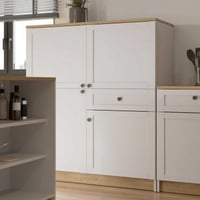 Buffet Cottage - 4 portes & 1 tiroir - blanc