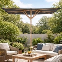 Parasol Boston | 300 x 300 cm | Teck