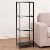 Étagère Dover 37cm, 3 tablettes - noir